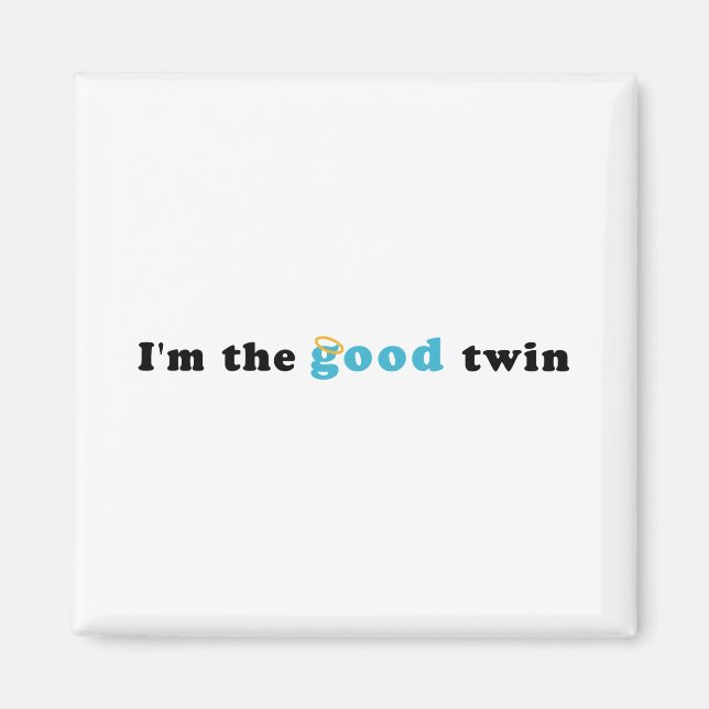 Íman Eu sou o bom gêmeo (Frente)