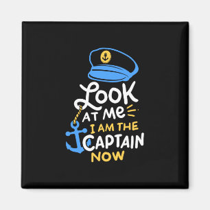Íman Eu Sou o Capitão Agora Presente de Capitão de Barc