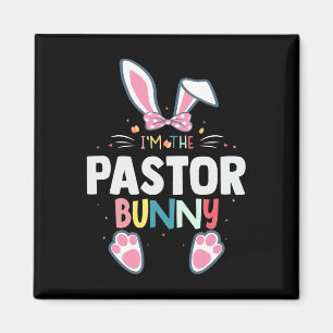 Íman Eu Sou O Coelho Da Páscoa Dia Pastor Bunny Família