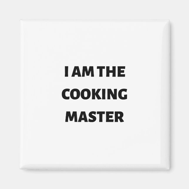 Íman Eu sou o cozinhar mestre (Frente)