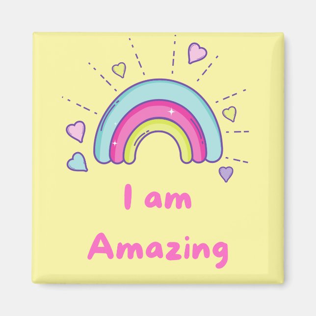 Íman Eu sou o Ímã Quadrado Incrível (Frente)