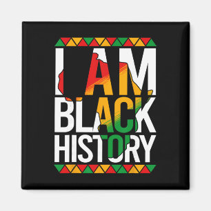 Íman Eu Sou o Mês da História Negra Orgulho Afro-Americ