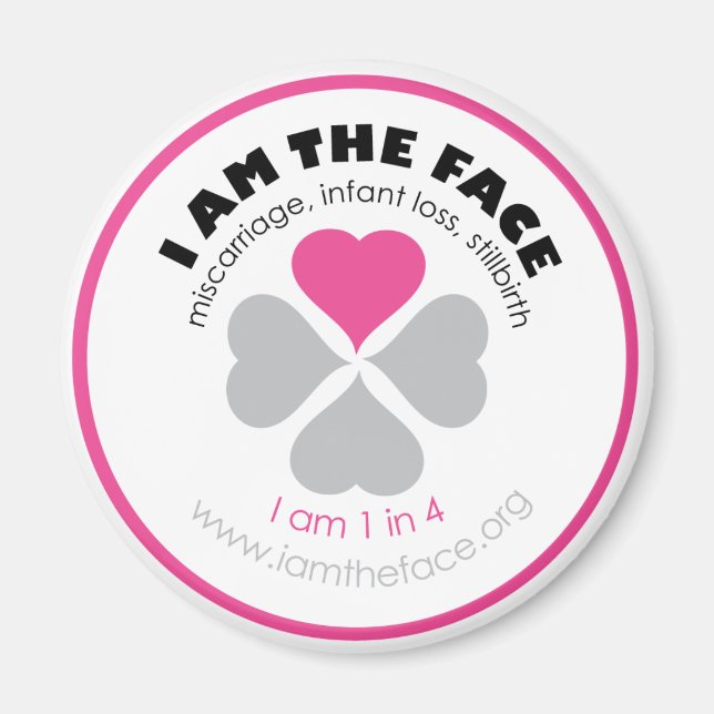 Íman Eu sou o Rosto Magnet (Frente)