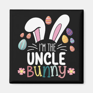 Íman Eu Sou o Tio Bunny Páscoa Família Correspondente