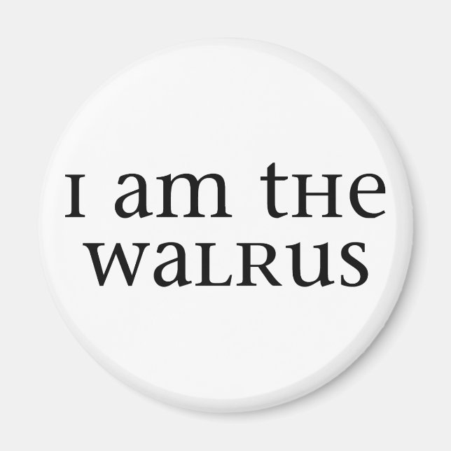 Íman Eu sou o Walrus (Frente)