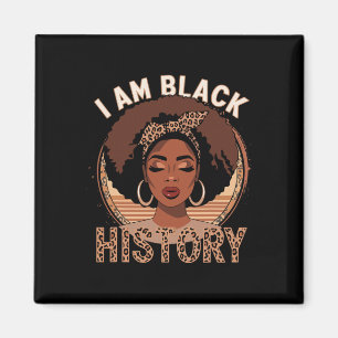 Íman Eu Sou Orgulhosa História Negra Rainha Afro Educad