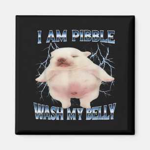 Íman Eu Sou Pibble Lave Minha Barriga Cachorro Engraçad