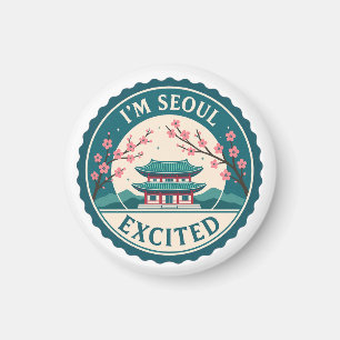Íman Eu sou Seoul Excitado Coreia