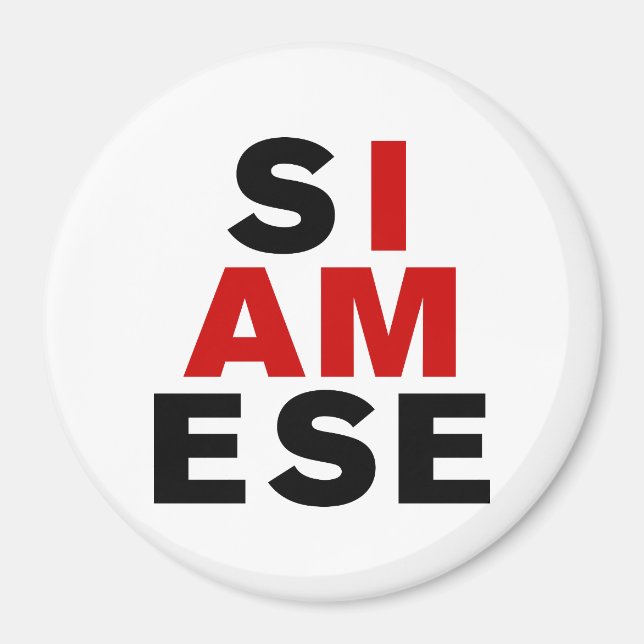 ÍMAN EU SOU SIAMESE (Frente)