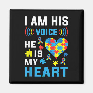 Íman Eu Sou Sua Voz Ele É Minha Consciência De Autismo 