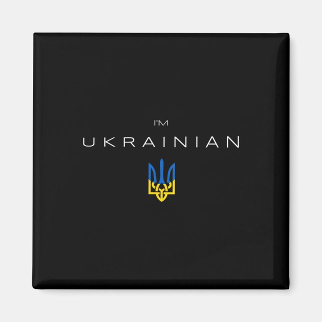 Íman Eu Sou Ucraniano - Eu Sou Da Ucrânia Tridente Band (Frente)