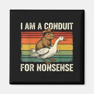 Íman Eu Sou Um Conduto Para Capivara Ganso Divertido Se