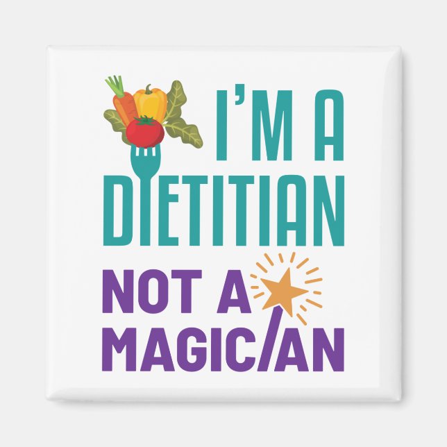 Íman Eu sou um Dietitiano não um mágico (Frente)