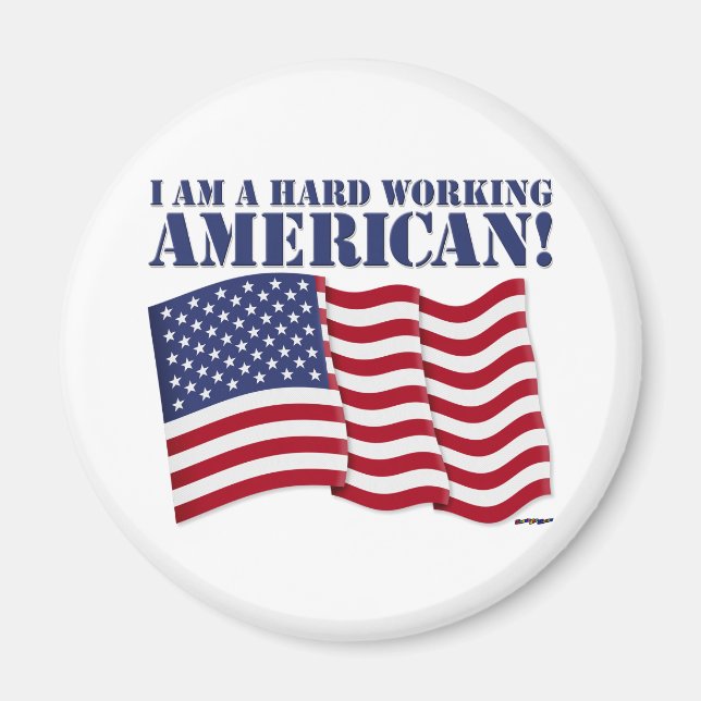 ÍMAN EU SOU UM DURO TRABALHANDO AMERICANO! (Frente)