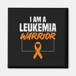 Íman Eu Sou Um Guerreiro da Leucemia Conscientização Fi