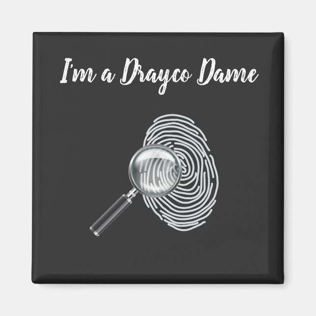 Íman Eu sou um ímã Dama Drayco (Frente)