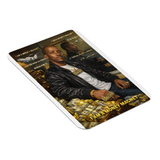 ÍMAN  EU SOU UM ÍMÃ DE DINHEIRO CARTÃO MAGNÉTICO