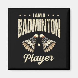 Íman Eu Sou Um Jogador De Badminton O Shuttle 1