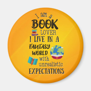 Íman Eu sou um livro em um mundo de fantasia