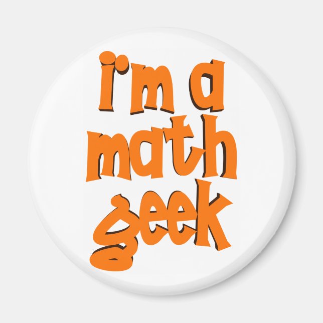 ÍMAN EU SOU UM MAGNET GEEK MATEMÁTICO (Frente)