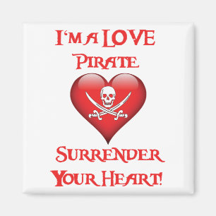 Íman Eu sou um pirata do amor - renda seu coração