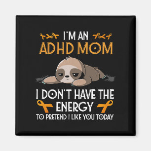 Íman Eu sou uma "Adhd Mãe Conscientista" Laranja Fita S