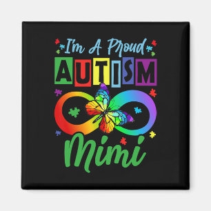 Íman Eu sou uma borboleta Mimi orgulhosa do autismo Con