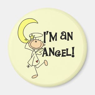 Íman Eu sou uma Camisetas e Presentes de Anjo