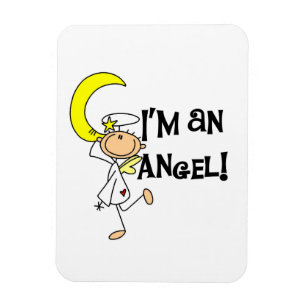 Íman Eu sou uma Camisetas e Presentes de Anjo