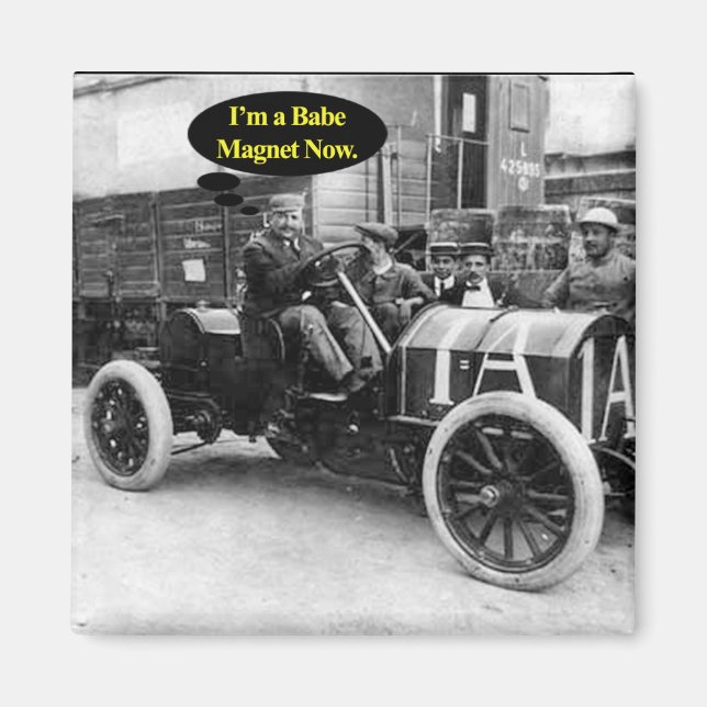 Íman Eu sou uma Imã de geladeira de Babe Magnet (Frente)