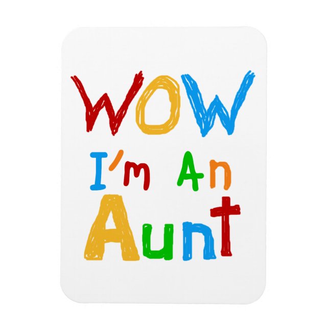 Íman Eu sou uma tia T camisas e presentes (Vertical)