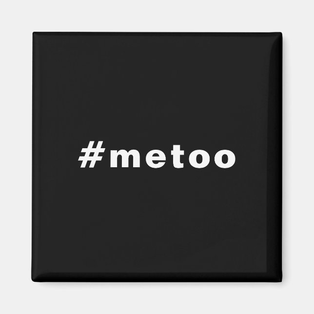 Íman eu também, #metoo, orgulho preto branco (Frente)
