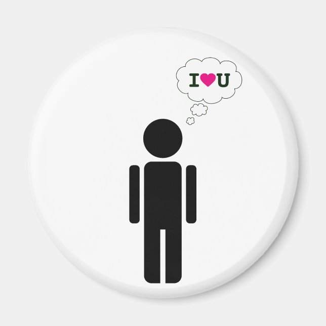 Íman Eu te amo: (Frente)