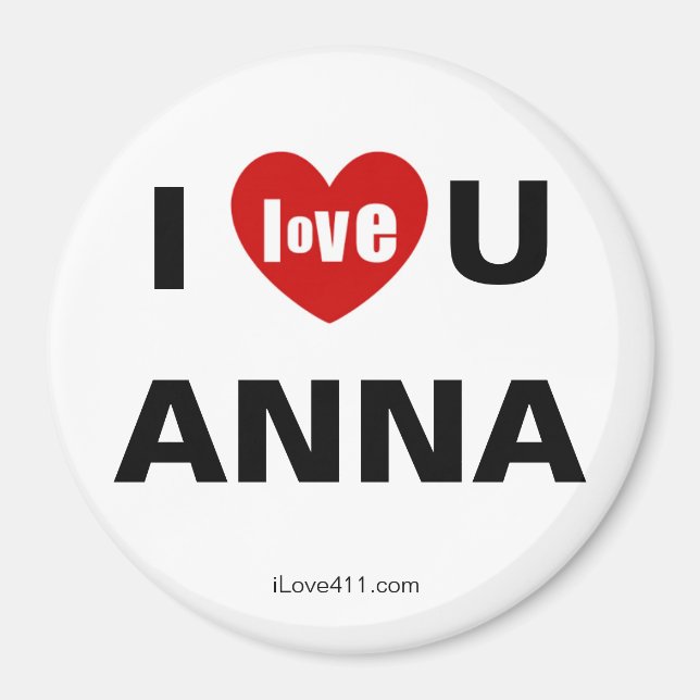 Íman Eu Te Amo, Anna (Frente)
