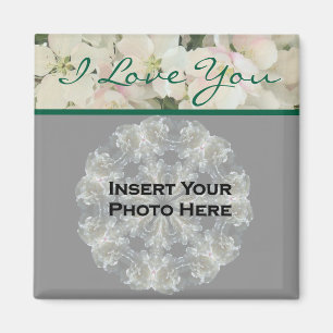 Íman Eu Te Amo Blossomo Foto Personalizada