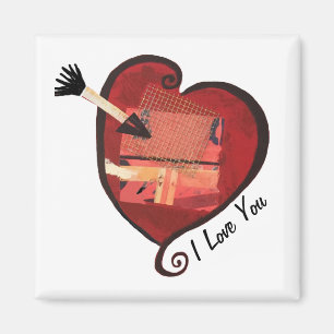 Íman Eu te amo, coração, Magnet