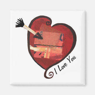 Íman Eu te amo, coração, Magnet