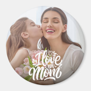 Íman Eu Te Amo Foto Personalizada Da Mãe