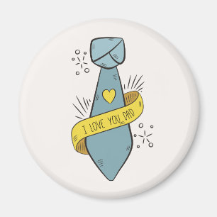 Íman Eu te amo ímã do dia dos pais   do pai