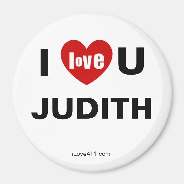 Íman Eu Te Amo Judith (Frente)