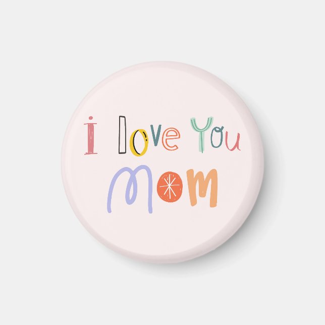 Íman Eu Te Amo Mãe (Frente)