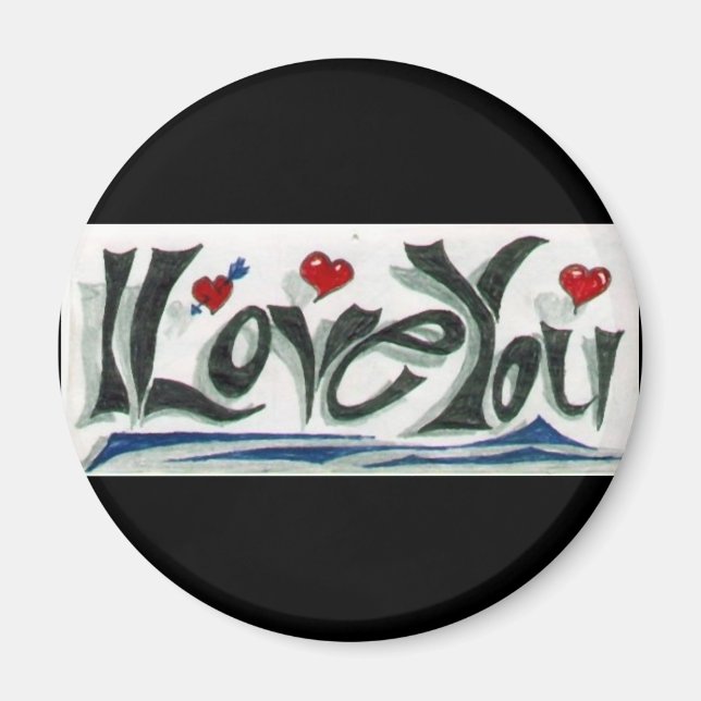 Íman Eu Te Amo Magnet (Frente)