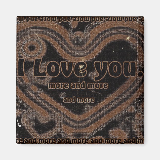 Íman Eu Te Amo Magnet (Frente)