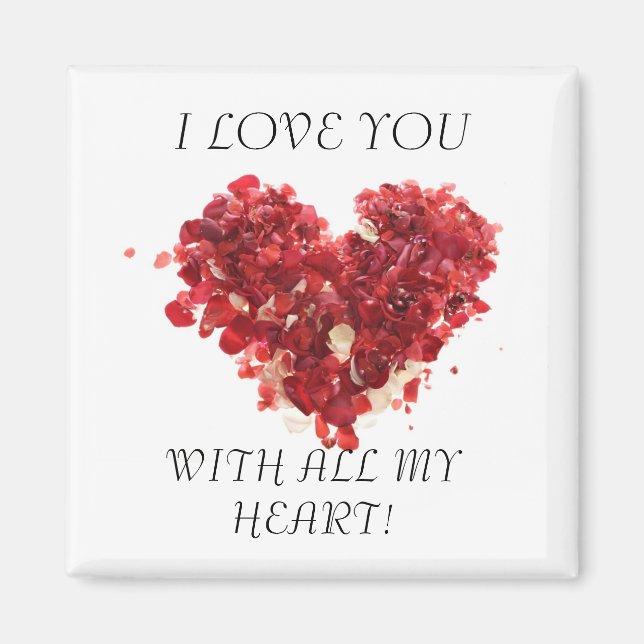 Íman Eu Te Amo Magnet (Frente)