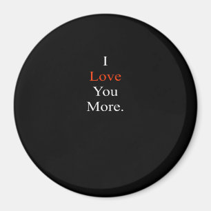 Íman Eu Te Amo Mais Design Minimalista