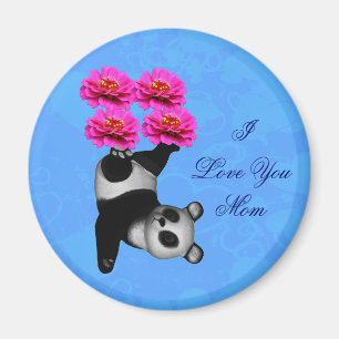 Íman Eu Te Amo Mamãe Panda Faz Malabarismo