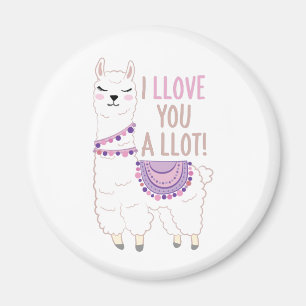 Íman Eu te amo muito - Engraçado Llama