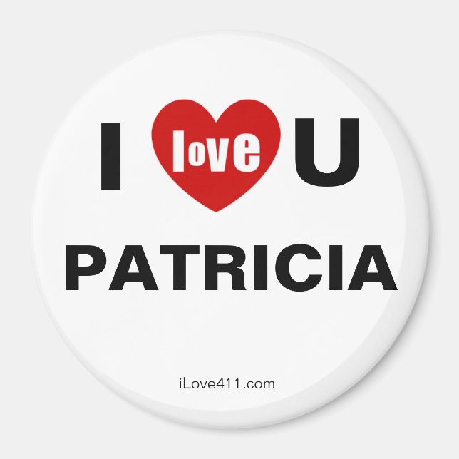 Íman Eu Te Amo Patricia (Frente)
