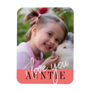 Íman Eu Te Amo, Tia, Foto Personalizada