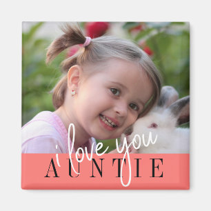 Íman Eu Te Amo Tia Foto Personalizada
